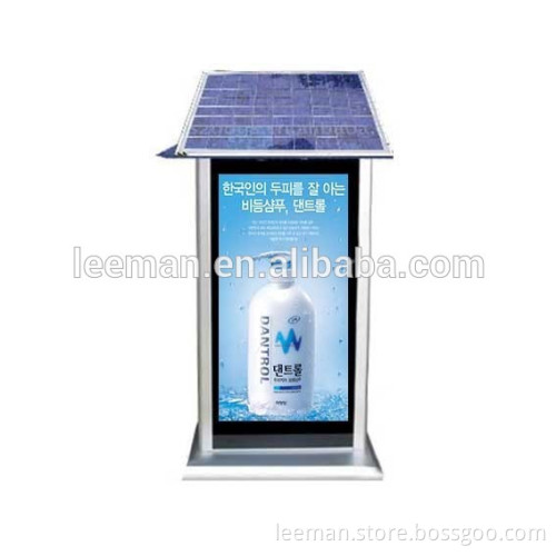 Leeman P6 outdoor SMD led display with solar power panel